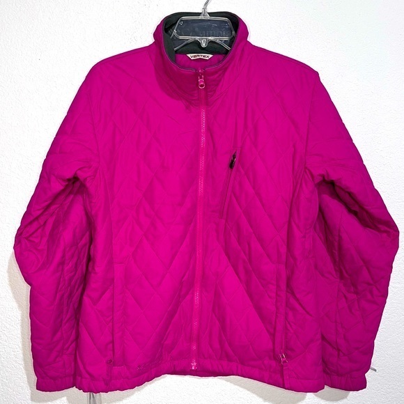 Columbia Magenta Pink Vertex Core Quilted Jacket Medium - Picture 1 of 14